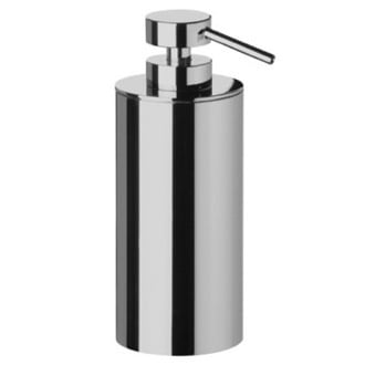 Rounded Tall Brass Soap Dispenser Windisch 90416